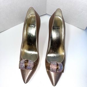 Stuart Weitzman Satin Heels